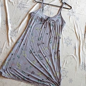 Night gown, gray, small
